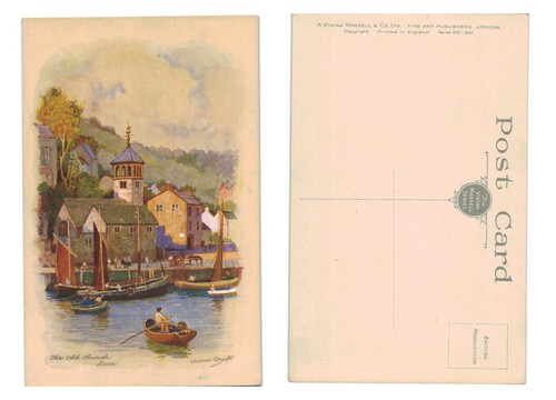 Vintage postcard the old - the,