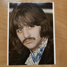 Ringo Starr Autograph White