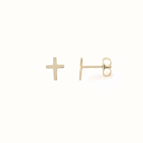 Cross pendant 9ct yellow gold - cross,