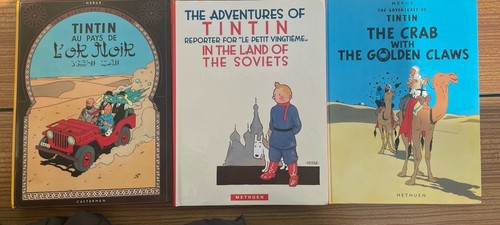 Tintin hardback books - 3,