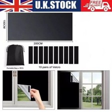 Portable Blackout Blind Blinds Window Thermal Insulated Easy to Stick Travel