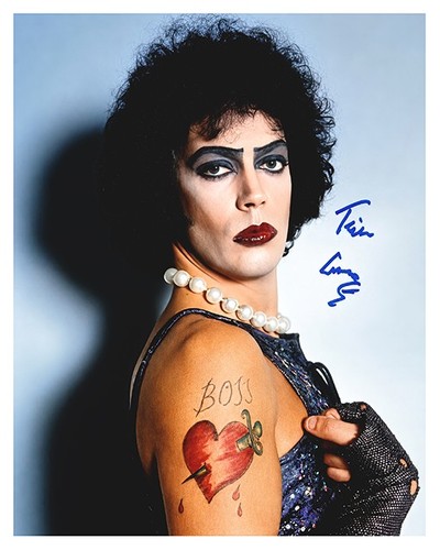 Tim curry 8x10 signed photo - tim,