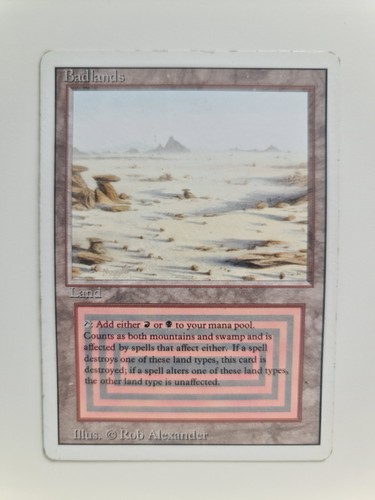 Badlands revised dual land - badlands,