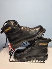 Caterpillar Black Leather Size 5 Boots