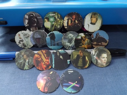 17x star wars tazos - wars,