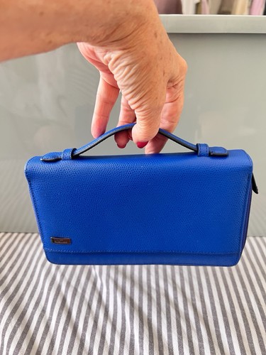 Tumi blue zip around - tumi, zip-around