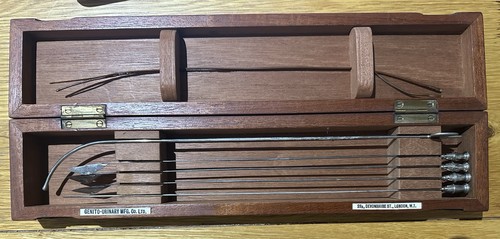 Urethrotome vintage cased - urethrotome, :