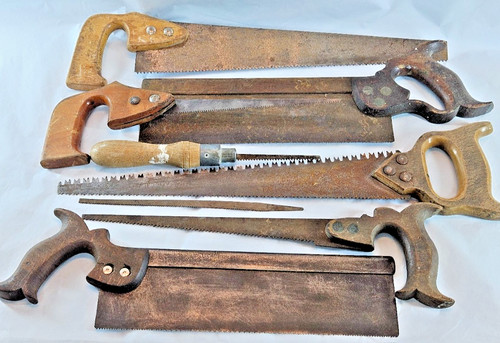 Vintage hand saws job - vintage, lot