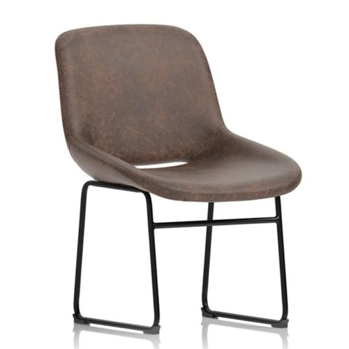 Bistro chair faux - leather, cafe