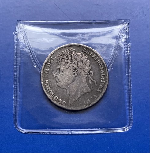 1825 george silver shilling - iv,
