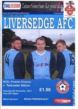 Liversedge v Tadcaster Albion 08/11/14 NCEL Premier Division