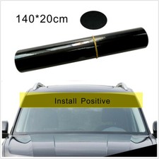 Glossy Black Sun Strip Sticker