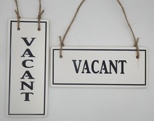 VACANT/ENGAGED (double sided)
