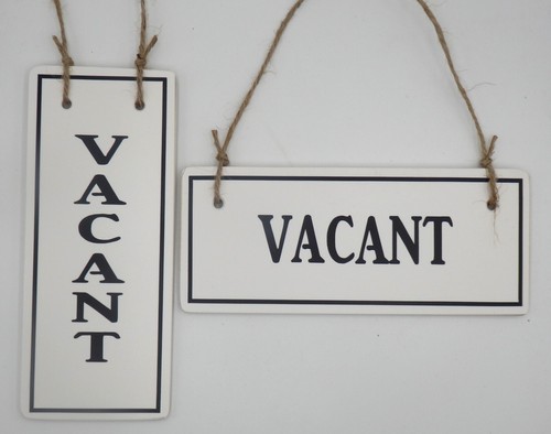 Vacant engaged - (double, sided)