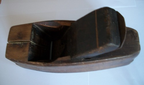 Vintage wooden coffin plane - vintage,