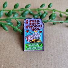 Simpsons Enamel pin badge - I choo choose you  valentines Tv show Metal Pin Gift