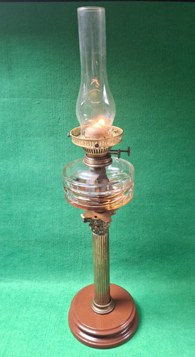 Vintage duplex oil - 29", lamp