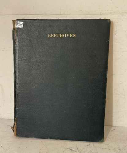 Antique beethoven piano book - beethoven,