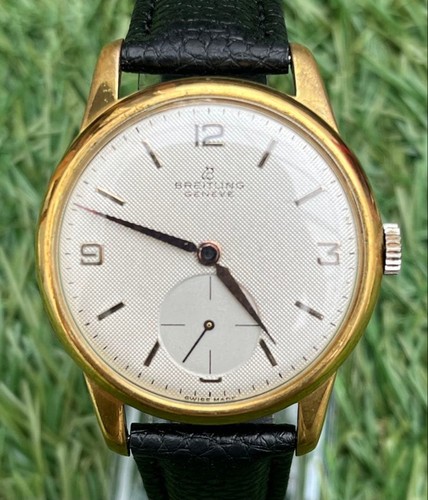 Breitling vintage gold mens - breitling,