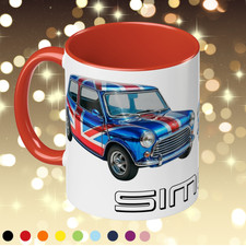 MINI CAR Mug Personalised Name