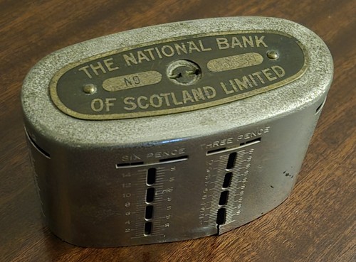 National bank scotland coin - bank,