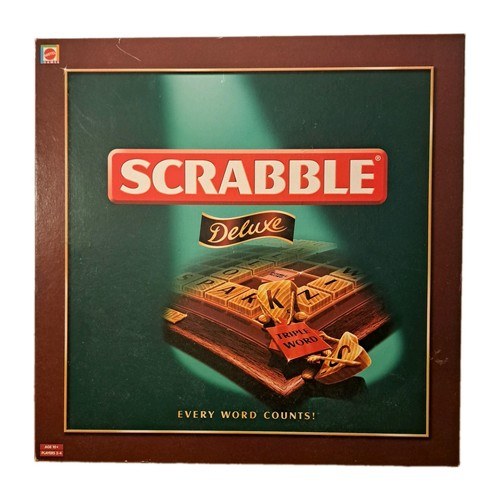 Scrabble deluxe edition 2000 - scrabble,