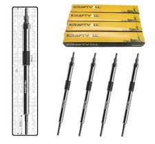 Glow Plugs 4X For Vauxhall