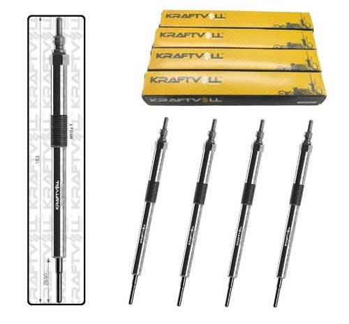 Glow plugs for vauxhall - 4x,