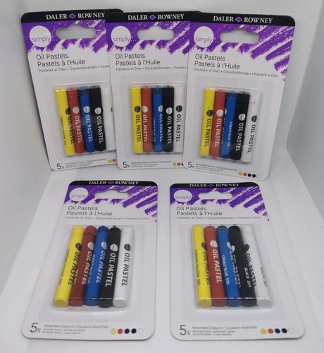 Oil pastels sticks 5x5 sets - pastels,