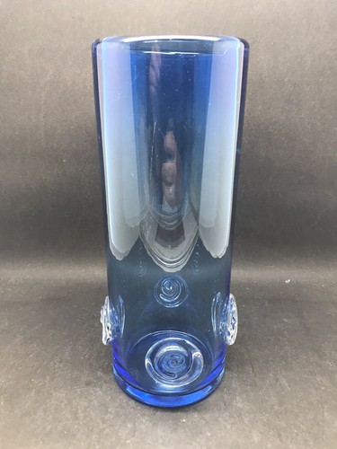 Vintage blue art - art, glass