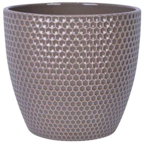 Taupe honeycomb ceramic - honeycomb, plant