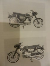 SUZUKI 250cc T10 MODEL  , GENUINE ORIGINAL ,WORKSHOP MANUAL . 1960`S 