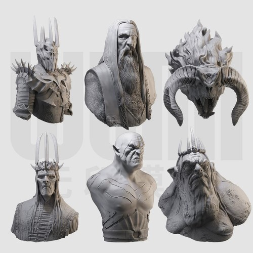 Unpainted unassembled 10 - unpainted, 1/10