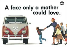 Volkswagen Advertising Picture Poster Prints A1 A3+ Camper Van Type 2, Beetle
