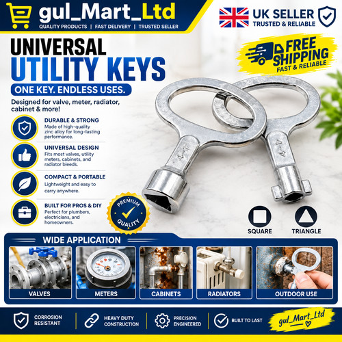 Universal utility key triangle - key,
