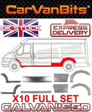 FOR FORD TRANSIT LWB 00-14 MK6 MK7 REAR WHEEL ARCH SIDE DOOR REPAIR PANEL SET