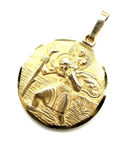 9ct gold saint - gold, christopher