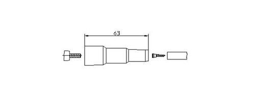 Plug for spark fits - spark, vw