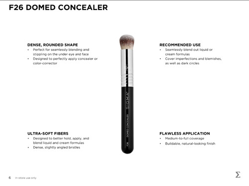 Sigma beauty f26 domed - sigma,