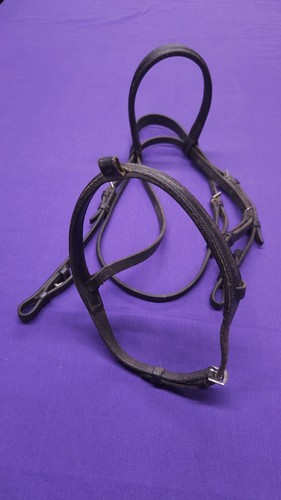 Pony size black - pony, leather