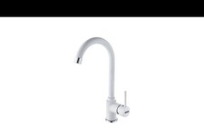 Franke 115.0298.091 High Pressure Kitchen Tap with Fixed Spout - White Polar