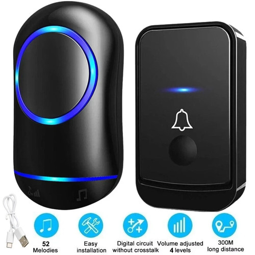 Wireless doorbell kit - wireless, uk