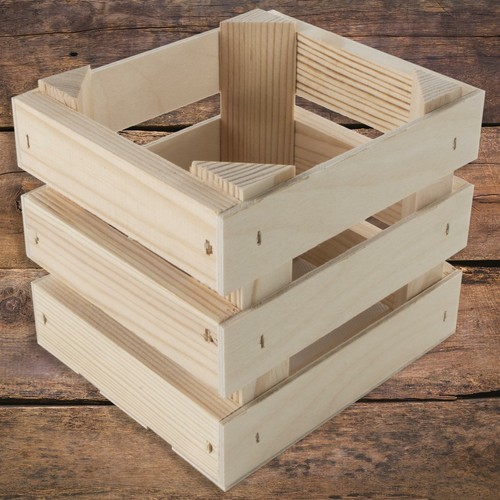 Small cube wooden - small,