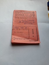A 1947 Clothing Coupon Book.