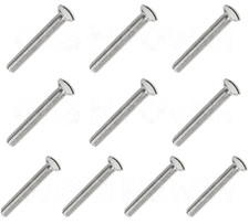 M3.5mm x 40mm LONG ELECTRICAL MACHINE SCREWS LIGHT SWITCH PLUG SOCKET PLATE x10