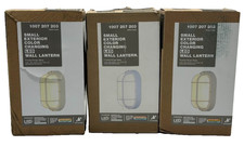 3 pack White LED Outdoor