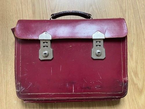 Vintage oxblood red leather - vintage,