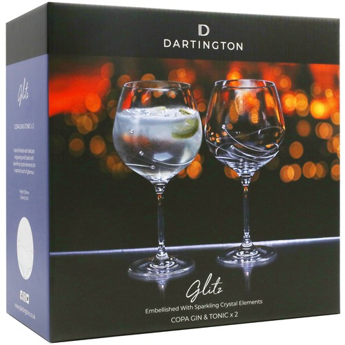 Dartington crystal glitz gin - crystal, &