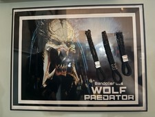 Extremely Rare! Wolf Predator Alien Vs Predator Requiem Bandolier bits w/ frame
