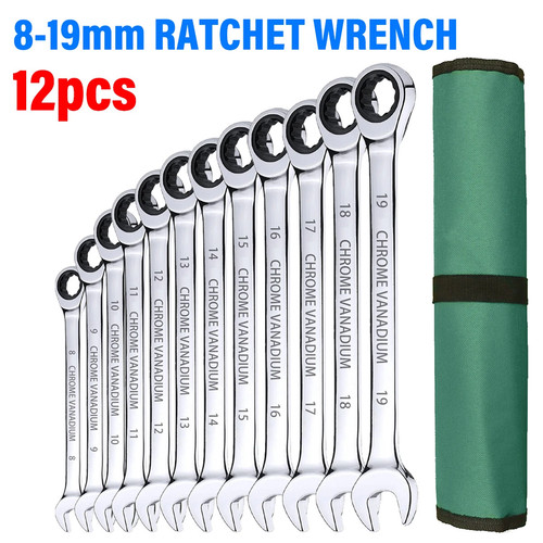 12pcs ratchet spanner wrench - 12pcs,